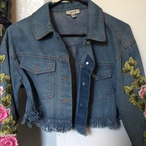 Cropped Denim Jacket